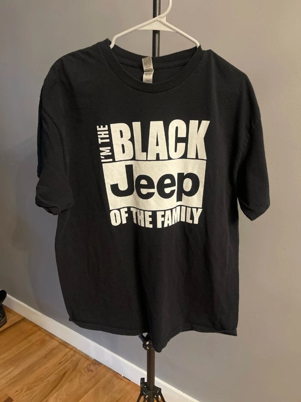 I’m the black Jeep of the family - Men’s T-shirt, XL